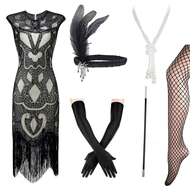 Rochie Inspirată Glamour Din Anii 20