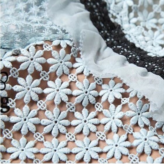 Rochie Lungă, Vintage, Albastră, Cu Volane