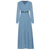Rochie Lungă Anii 40 Albastru