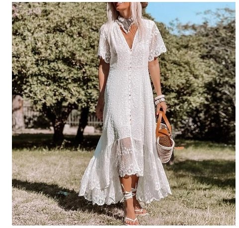 Rochie Lungă De Epocă Anii 70