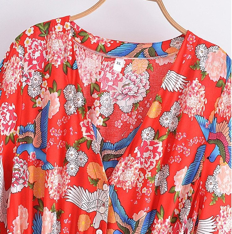 Rochie Lungă Fleurette Anilor 70