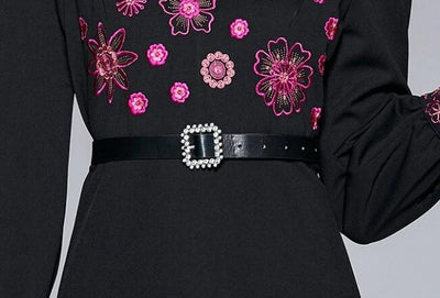Rochie Lungă De Flori De Epocă