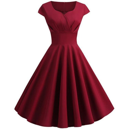 Rochie Fără Bretele Anilor 60 Bordeaux