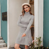 Rochie Pulover Cu Model Vintage