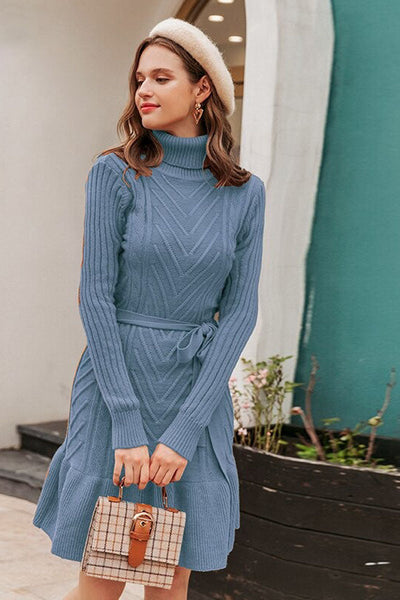 Rochie Pulover Cu Model Vintage