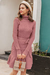 Rochie Pulover Cu Model Vintage