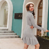 Rochie Pulover Cu Model Vintage