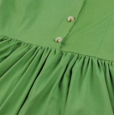 Rochie Verde Retro Anilor 60