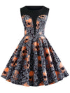 Rochie Rockabilly Skull