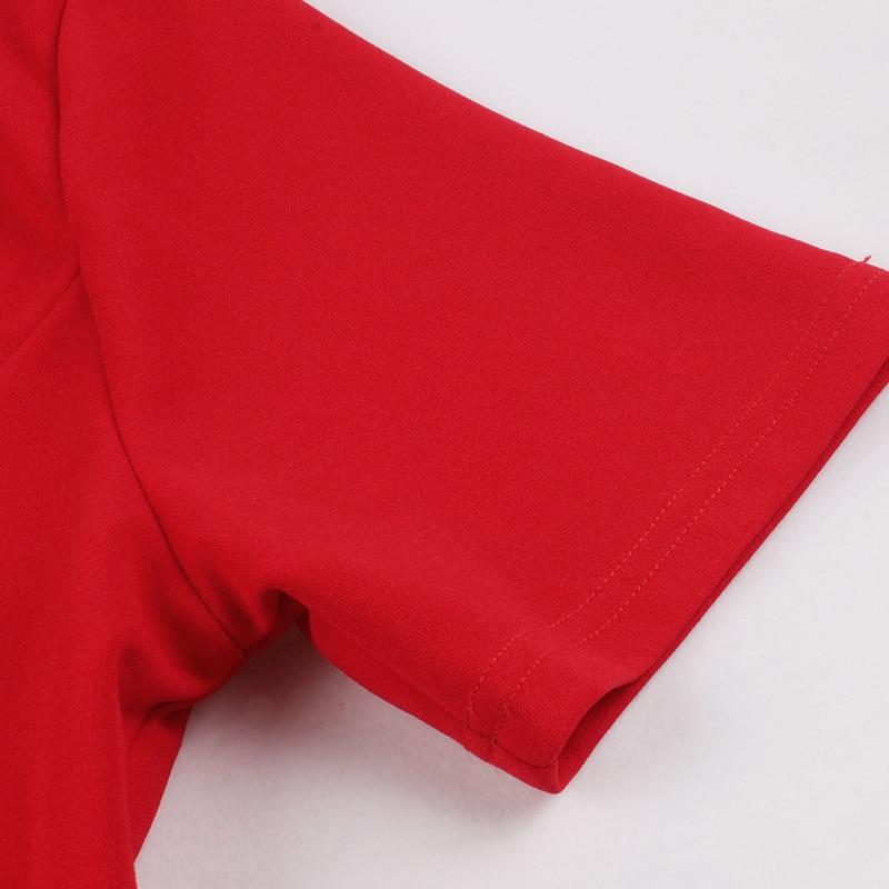 Rochie Roșie Șic Anilor 50