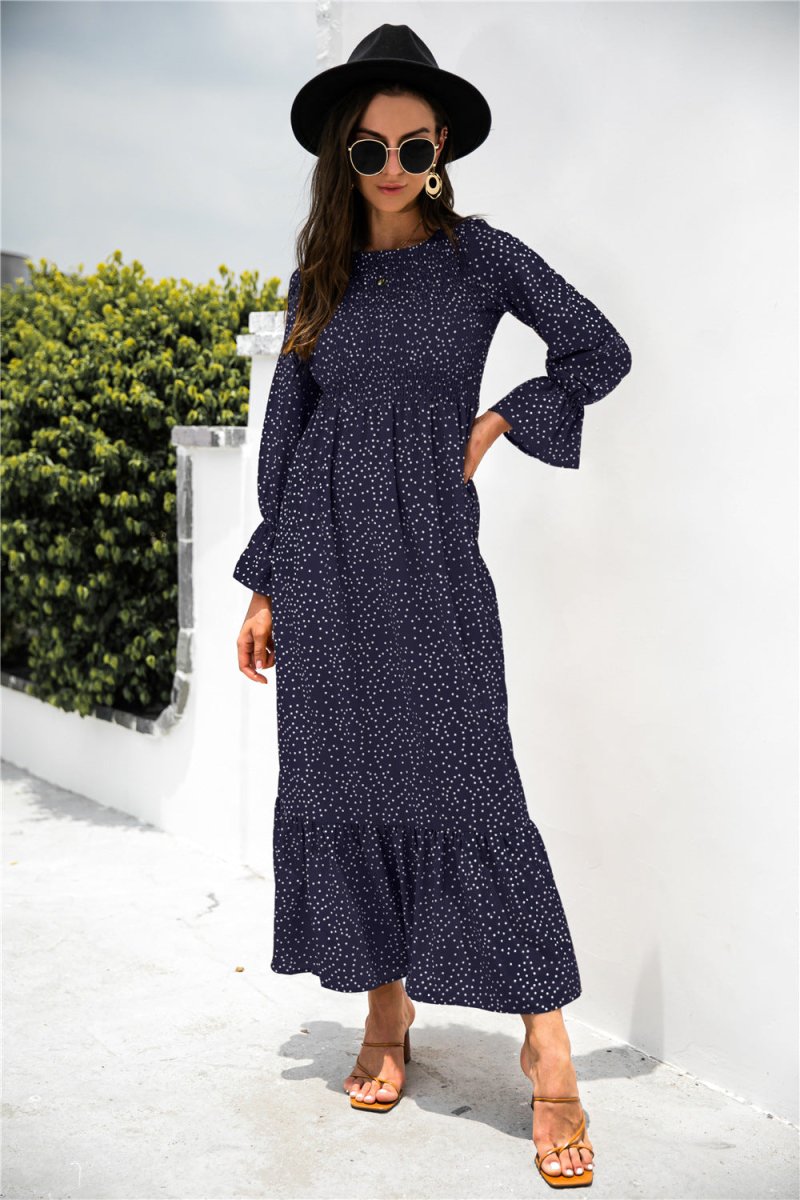 Rochie Albastră Anii Șaptezeci