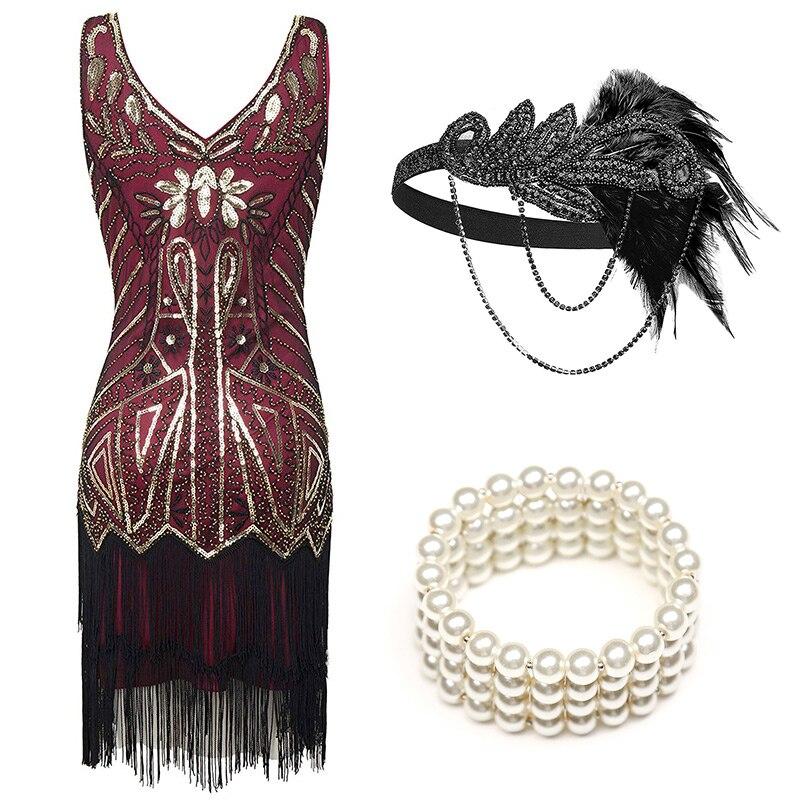 Rochie Roșie De Seară Anii 20