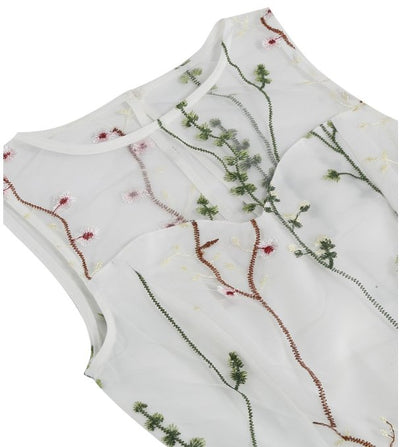Rochie Vintage Cu Flori Stil Anii 50