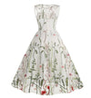 Rochie Vintage Cu Flori Stil Anii 50
