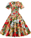 Rochie Vintage În Stil Mozaic Anilor 50