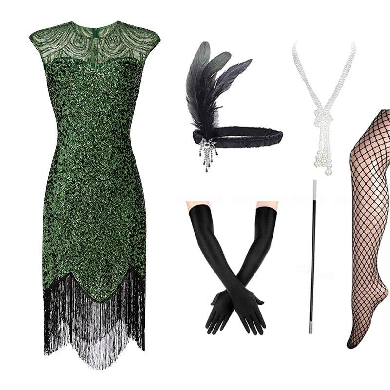 Rochie Stil Anii 20 Pentru Nunta Verde