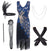 Rochie În Stil Gatsby Anilor 20 Albastru
