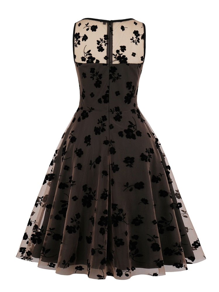 Rochie Stil Vintage Plus Marime Maro