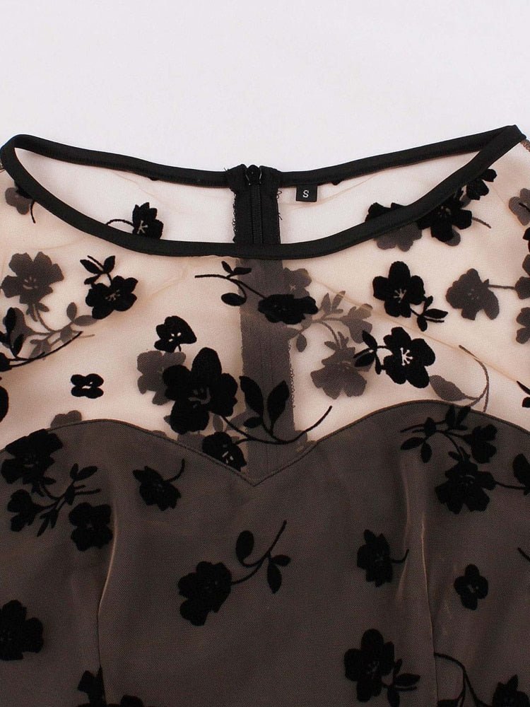 Rochie Stil Vintage Plus Marime Maro