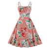 Rochie Stil Vintage Marime Plus Roz