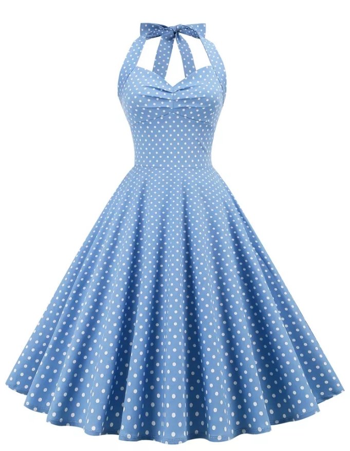 Rochie Cu Talie Marcată Anilor 50