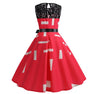 Rochie Trapez Vintage Roșie