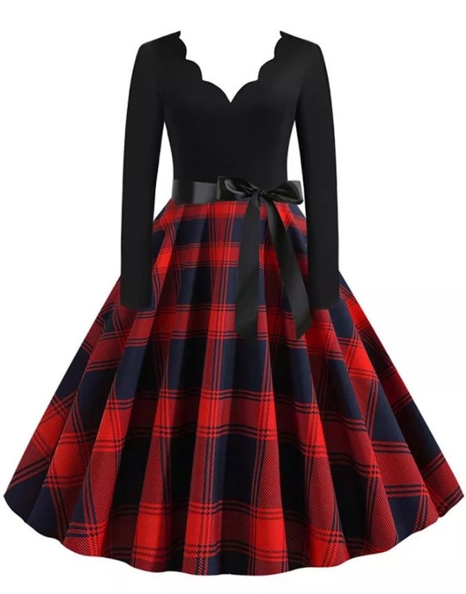 Rochie Tunică De Toamnă Vintage