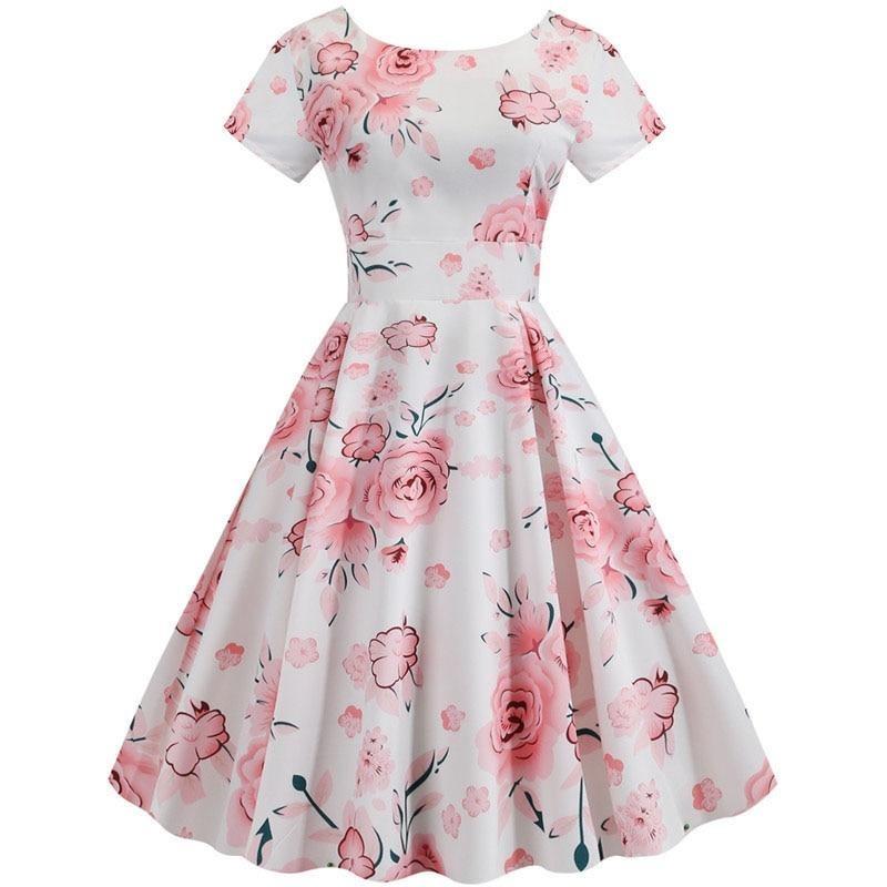 Rochie Tunică Roz Vintage