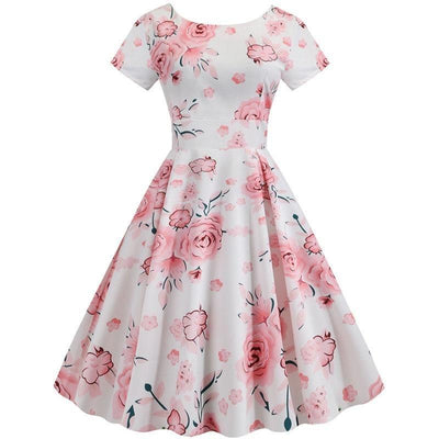 Rochie Tunică Roz Vintage
