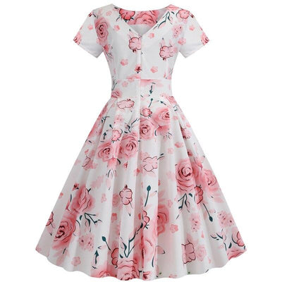 Rochie Tunică Roz Vintage