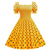 Rochie Galbenă Anilor 50