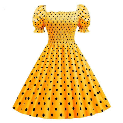 Rochie Galbenă Anilor 50