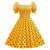 Rochie Galbenă Anilor 50