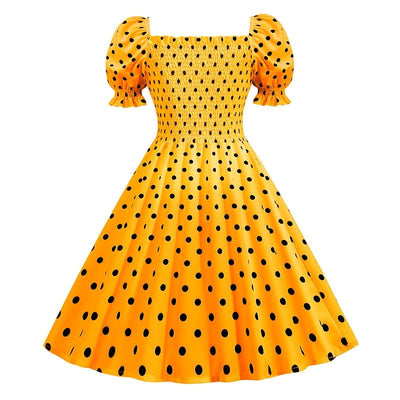 Rochie Galbenă Anilor 50