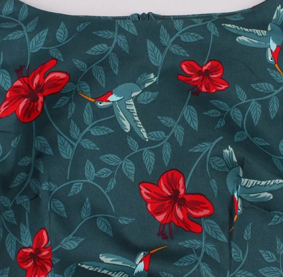 Rochie Verde Anii 50