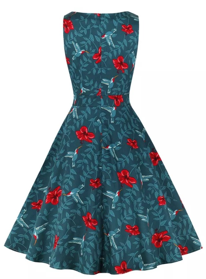 Rochie Verde Anii 50