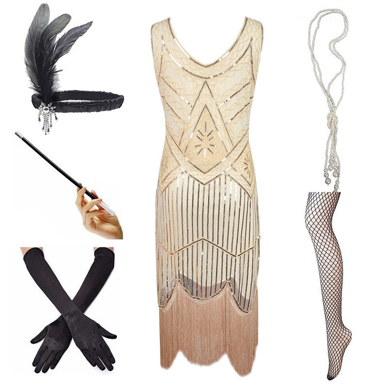 Rochie Bej De Epocă 1920