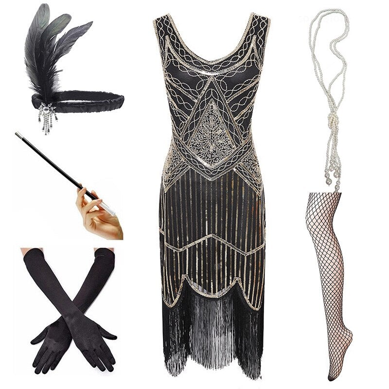 Rochie De Aur De Epocă 1920