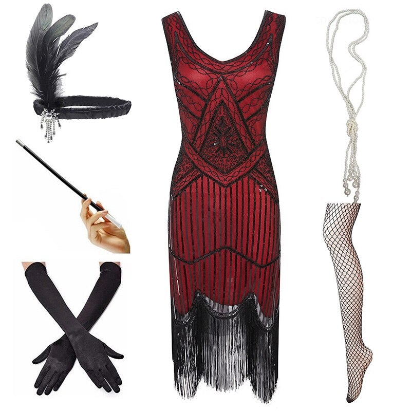 Rochie Glamour De Epocă 1920