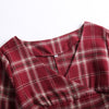 Rochie Vintage 3/4 Burgundy 1960