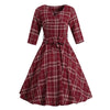 Rochie Vintage 3/4 Burgundy 1960