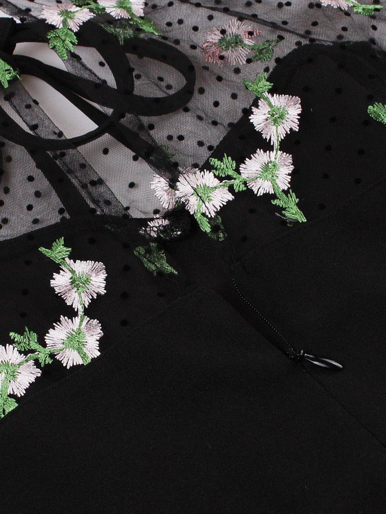 Rochie Neagră De Mărime Plus Vintage Anilor 50