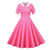 Rochie Vintage Cu Buline Roz Anilor 50