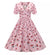 Rochie Vintage Anilor 60 Cherry