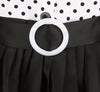 Rochie Alb-Negru De Epocă Anilor 60