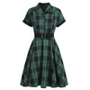Rochie Engleză Vintage Verde
