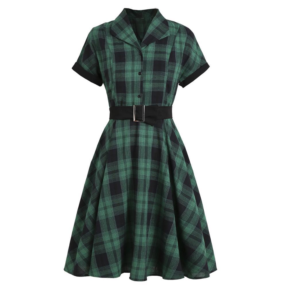 Rochie Engleză Vintage Verde