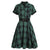 Rochie Engleză Vintage Verde