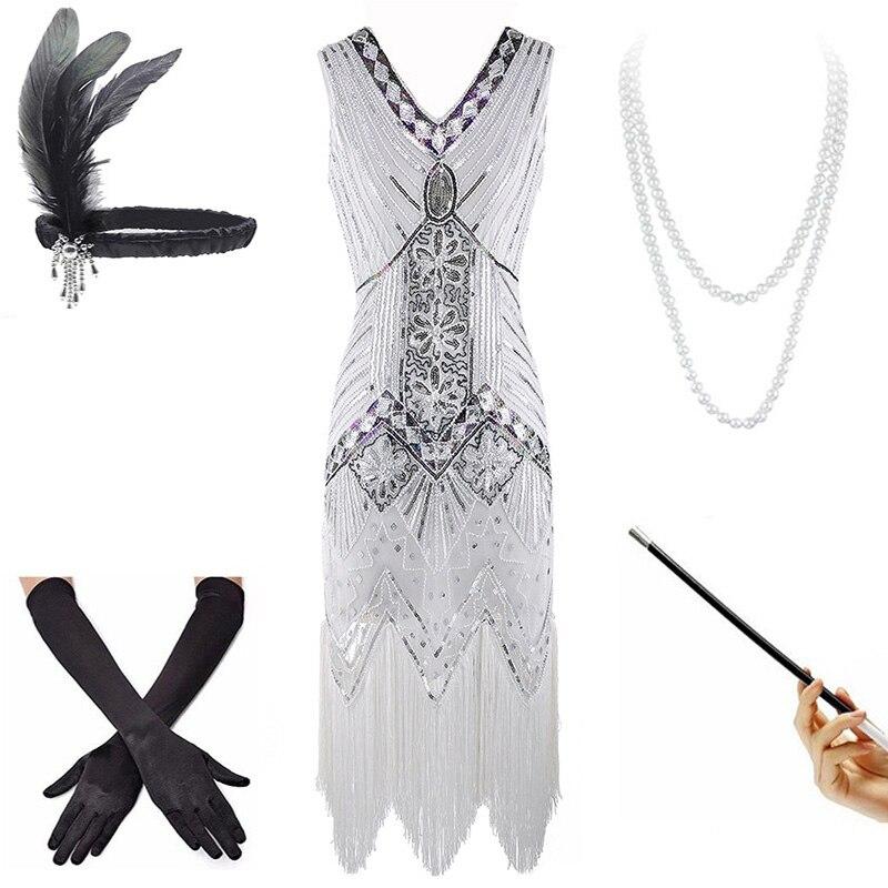 Rochie Albă De Epocă Anii 20