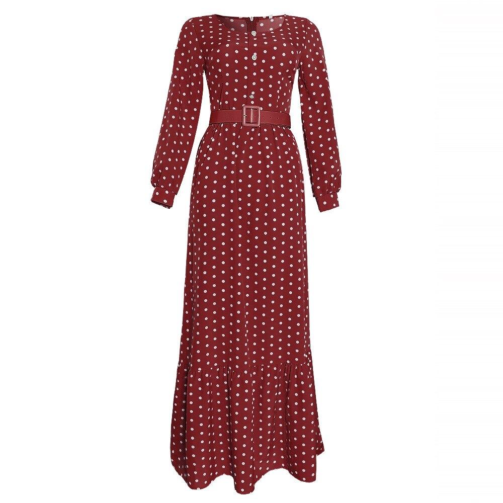 Rochie Roșie Vintage Anilor 40